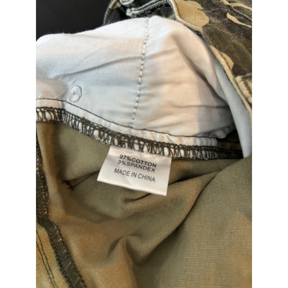 Lifted Anchors Custom Graphic Camo Cargo Men's Pants Size 34 Streetwear LA - Picture 14 of 15